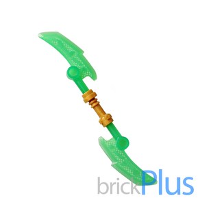 레고 닌자고 무기 더블 제이드 블레이드 Double Jade Blade, 혼합색상, 1개