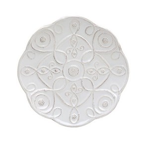 줄리스카 드몽드 지름 24cm 랜드리아나 디저트 플레이트 (du Monde Whitewash Landiana Desset/Salad Plate), 1개