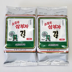 소문난 삼부자 식탁김, 15g, 10개