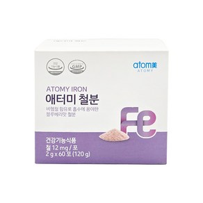 애터미 철분 60포, 120g, 1개