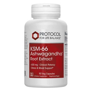 프로토콜포라이프밸런스 KSM-66 아슈와간다 루트 추출물 베지 캡슐, 1개, 90정