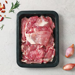 [숨비포크]제주 한돈 흑돼지 뒷다리살 500g (두루치기용), 1개