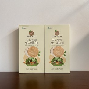 우도땅콩 샌드웨이퍼 (10개입) X 2BOX, 6개, 80g