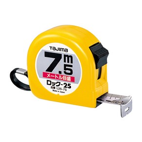 TAJIMA 타지마 자동줄자 L25-75 7.5M x 25MM, 1개