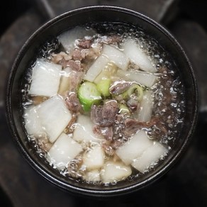 군산 한일옥 한우무우국 소고기뭇국 간편식 국밥 캠핑요리 해장국 매장보다 많은 육수, 2개, 800g