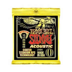 [ERNIE BALL] 어니볼 통기타 스트링 013-056 / SLINKY RPS COATED 80/20 TITANIUM ACOUSTIC STRINGS 013-056, 1개