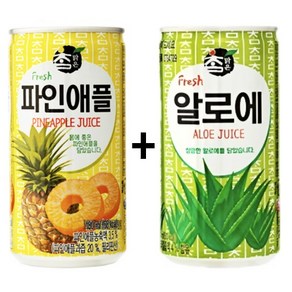 참맑은 파인애플 175ml(30캔) + 참맑은 알로에 175ml(30캔), 60개, 175ml