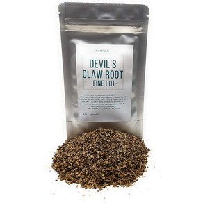 Devil's Claw Root Heb - Fine Cut Died & Natual 악마의 발톱 뿌리 허브 - 미세 절단 건조 및 천연 Hapagophytum Pocu, 1개, 40g