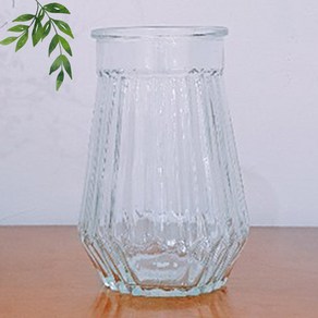 다이아몬드모양 유리병 - 수경재배 VASE, 상세 설명 참조, 1개