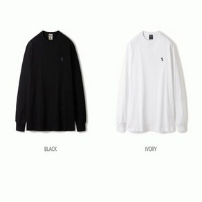 [엔터식스]후아유 공용 서퍼베어 베이직 롱 슬리브 티셔츠 / Surf Bear Basic Long Sleeve T-shir..