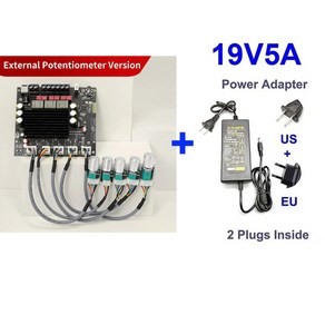 클래스 오디오 앰프 CH 극장 카드 100W USB 보드 사운드 스테레오 TPA3221 블루투스 서브우퍼 200W 앰프 파워 이퀄라이저, [06] Split type powe, 1개