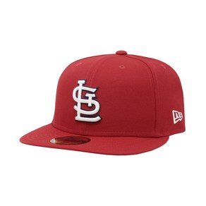 뉴에라 [슈즈네][정품] MLB 어센틱 세인트루이스 카디널스 게임 야구모자 사이즈캡 59FIFTY 메이저리그 선수모자