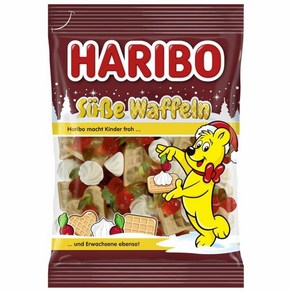 [B0CHMPGQBP] HARIBO 하리보 스위트 와플 (175g 봉지), 1개, 175g