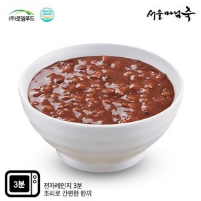 로뎀푸드 [서울마님죽]엄마의맛! 든든한 아침식사 팥죽, 3개, 500g