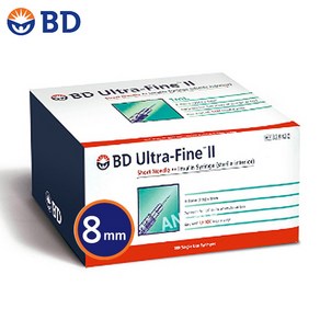 BD 울트라 파인2 인슐린 주사기 31G 8mm [0.3ml 0.5ml 1ml] 100개