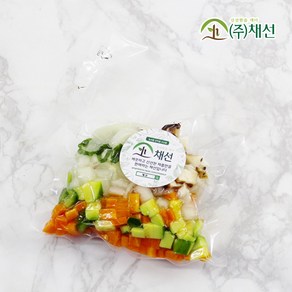 [손질 진공포장]볶음밥용 야채팩 200g 내외(양파 당근 표고버섯 애호박 피망), 1개