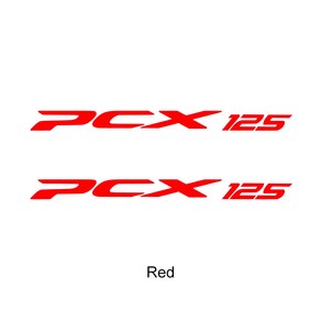 [호환] 오토바이 글로우 스티커 방수 데칼 혼다 PCX 125 PCX125 액세서리 2015 2020, 05 Red, 1개