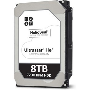 HGST Ultasta He8 HUH728080ALE604 8TB 7200RPM SATA 6Gb/s 3.5in 128MB 512e HDD(0F23668)(갱신), ISE