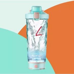 Fitline 피엠 자동회전컵 자동회전보틀 자동회전텀블러 로얄컵 700ml LED, 라임블루, 1개