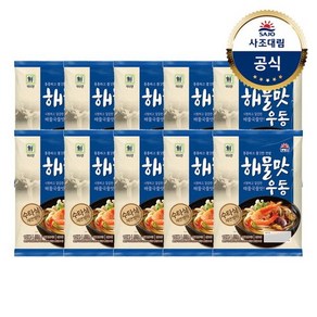 [사조대림] 대림선 해물맛우동 212g X10개 /튀김맛