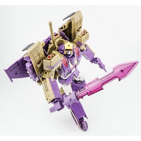 트랜스포머 KFC Toys Ditka Mastepiece Blitzwing 블리츠 윙 트리플체인져 비공식 3사 변형로봇, 1개