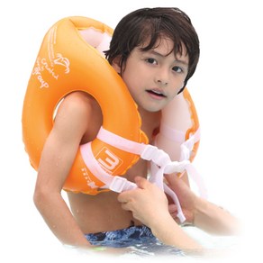 레오파이3 물놀이 튜브 [영유아용] 2개이상 구매시 바람넣는 손펌프 무료증정!, 오렌지, 1개