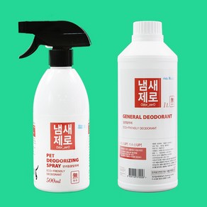 과산화초산 탈취제 냄새제로 스프레이 500ml 1L 악취제거 하수구 배변패드 운동화 땀냄새 암모니아, 냄새제로 1L(리필용), 1개