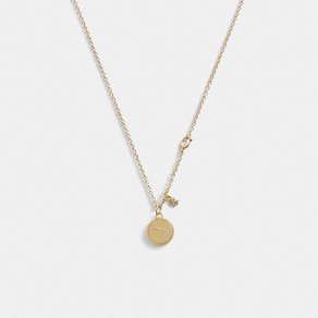 코치 양자리 동전 펜던트 목걸이 CO737 GLD Aies Coin Pendant Necklace