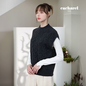 [론칭가 59 900원] 까사렐 24FW 하프넥 케이블베스트 3종