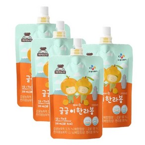 CJ 아이누리 마시는 귤귤이 한라봉, 4개, 100ml