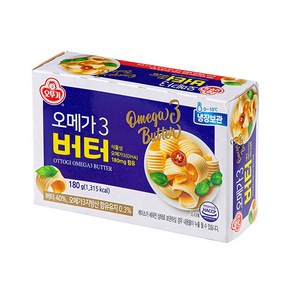 오뚜기 오메가3 버터 냉장 180G, 3개, 1개