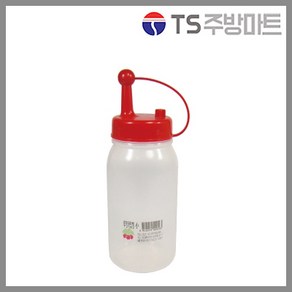 [한일] 투명 케찹병 (노란색뚜껑) 케찹 튜브 (5종) 소스병, 200ml, 1개