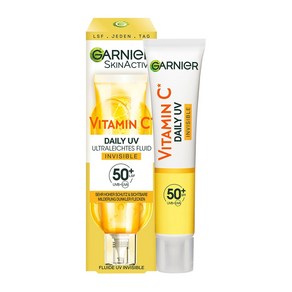 가르니에 스킨 액티브 비타민C 인비저블 SPF50+플루이드 40ml, 1개