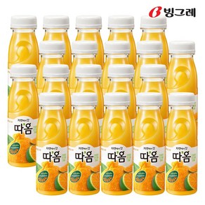 빙그레 따옴 천혜향 한라봉 청귤 주스, 20개, 235ml