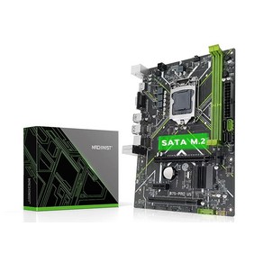 MACHINIST LGA 1151 마더보드 H110 (인텔 6세대/7세대) 게이밍 데스크탑 마더보드 (I-ITX PCIe 2.0 DDR4 NVME/SATA M.2 SATA, 탐욕_B75, 1개