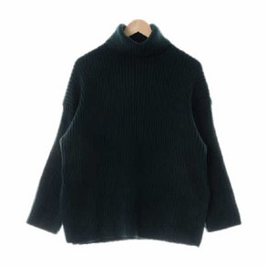 h&m 4275 다크그린 골지폴라니트 [M]