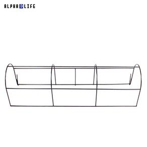 알파라이프(유엔유몰) 메탈 베란다걸이대 / 식물걸이대 다육걸이대 화분걸이대 촘촘한 걸이대 국산제작 화분걸이대, 화이트