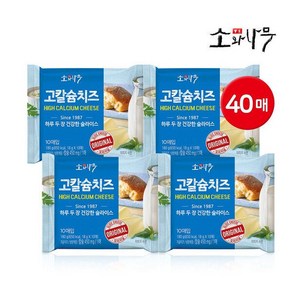 [KT알파쇼핑]동원 덴마크 소와나무 고칼슘 치즈 180g 60매(10매x6개), 6개