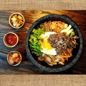 [금산돌그릇] 장수곱돌 알밥그릇 뚝배기 비빔기 1인불고기 누룽지탕 돌솥밥, 알밥그릇(14), 1개