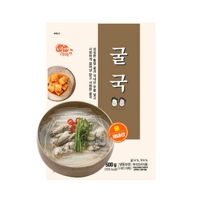 쿡앤라이프 통영굴로 만든 굴국, 1개, 500g