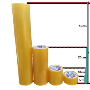 넓은 테이프 긴테이프 넓은폭 OPP 박스테이프 10cm 15cm 20cm 25cm 50cm * 40M, 투명, 30cm, 1개