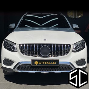 스타클럽 벤츠 GLC X253 C253 세로그릴 GLC220D GLC300 GLC250D, 대전장착점(공임비 6만 현장지불), 크롬