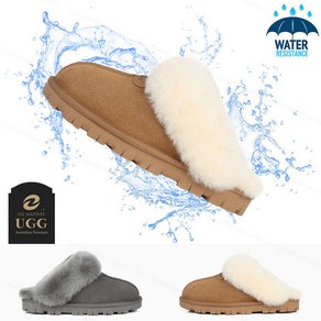 OZNATIVES 호주 UGG 코케트 양털 슬리퍼 퍼 겨울 여자