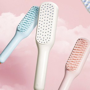 미니 헤어브러시 휴대용 머리빗 볼륨 브러쉬 간편 머리카락제거, 1개