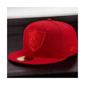 남자 스냅백 [60166085] 남성 ERA NFL LAS VEGAS RAIDERS 5950 컬러 팩 FITTED - 레드