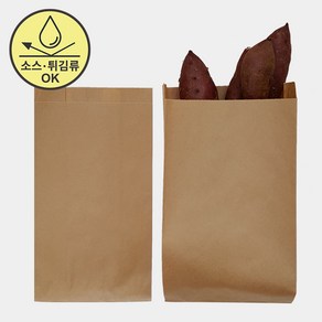 서흥이앤팩 붕어빵 꽈배기 호떡 튀김 무지 식품지 코팅종이봉투