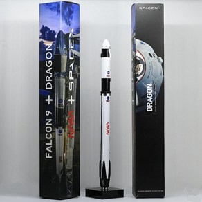 SpaceX 팰컨9 크루 드래곤 모형 로켓 Falcon 9 Cew Dagon, 1개