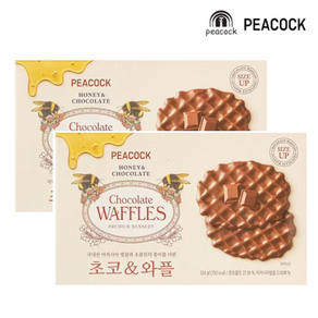 피코크 초코와플 초코&와플 324g x 2개 총 648g