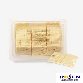 로젠치즈 에멘탈치즈 슬라이스 (냉동), 1개, 1kg
