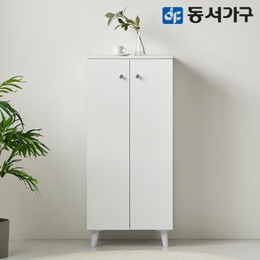 동서가구 키친수 600 3단 다용도 다리형 양문 수납장 DF634892